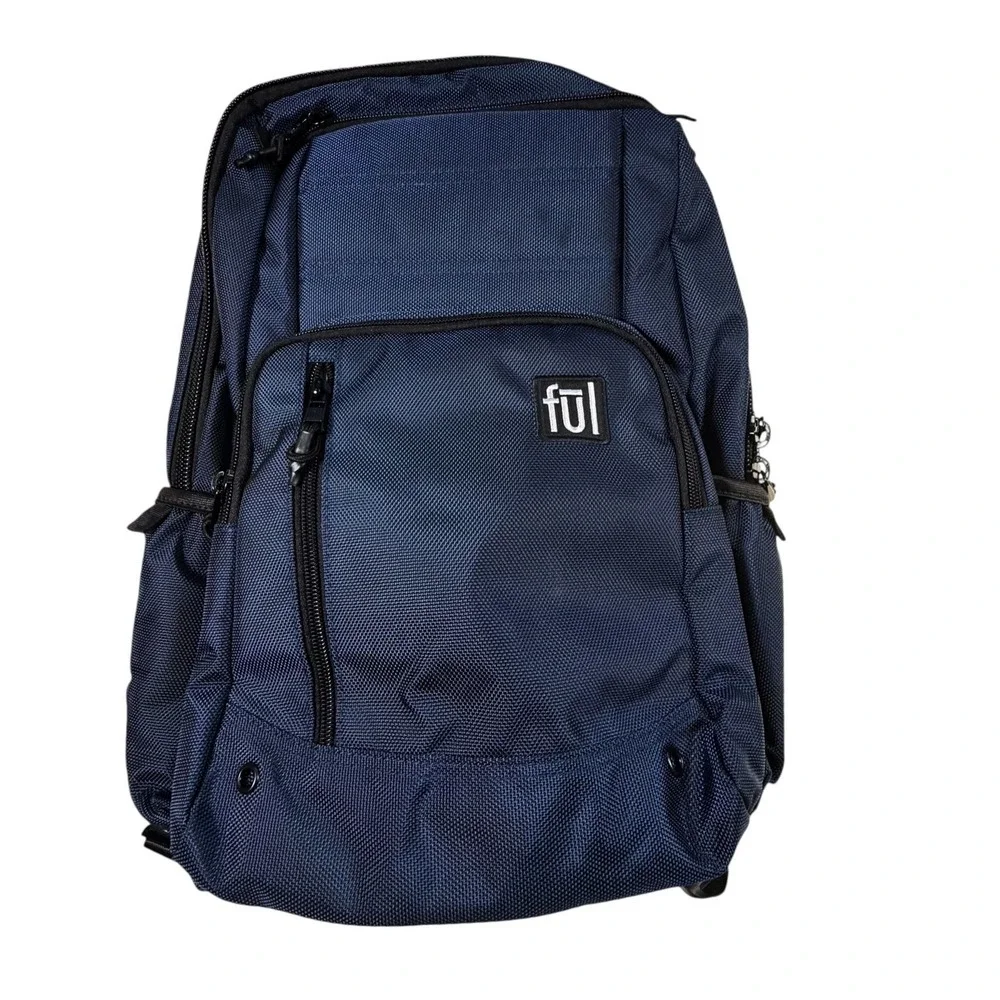 FUL Tactics Phantom Backpack OS Navy Blue Laptop Sleeve Tech Travel FLMB0061-410